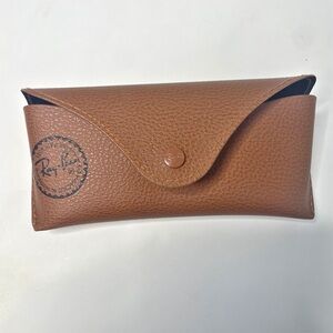 RayBan leather Case Brown Empty Sunglasses or Glasses Case - Case Only